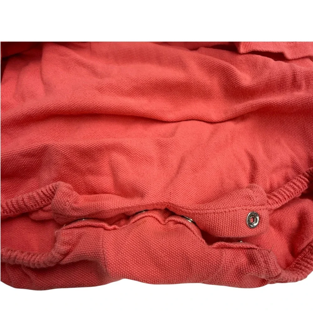 Ralph Lauren Polo Peplum Romper  Baby Girl‎ 24M  Pink Ruffle Romper